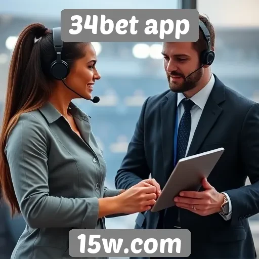 suporte ao cliente no 34bet app