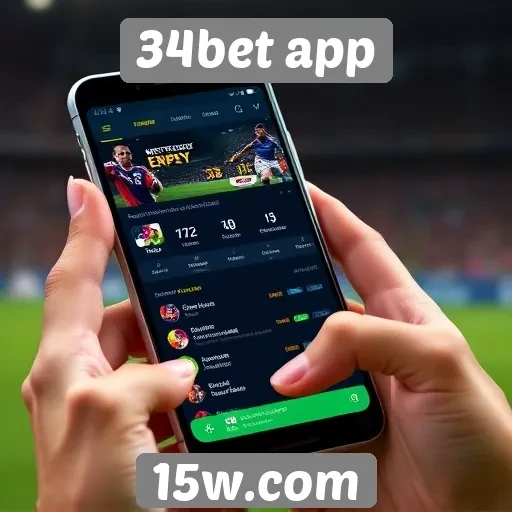 Visão geral das funcionalidades do 34bet app